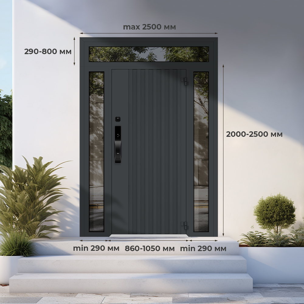 Type 6. Panoramic glazing at two sides and top Type 6. Panoramic glazing at two sides and top